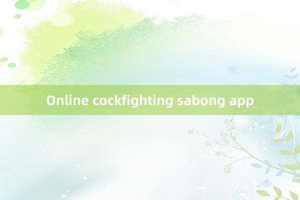 Online cockfighting sabong app