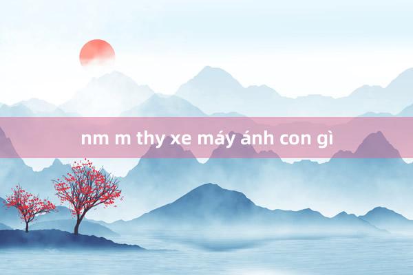 nm m thy xe máy ánh con gì