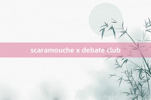 scaramouche x debate club