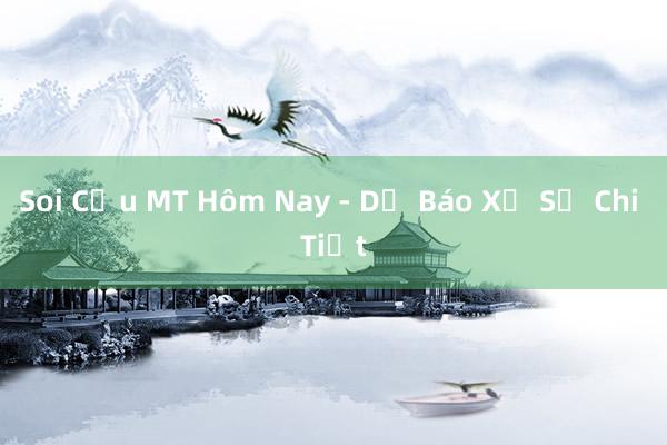 Soi Cầu MT Hôm Nay - Dự Báo Xổ Số Chi Tiết