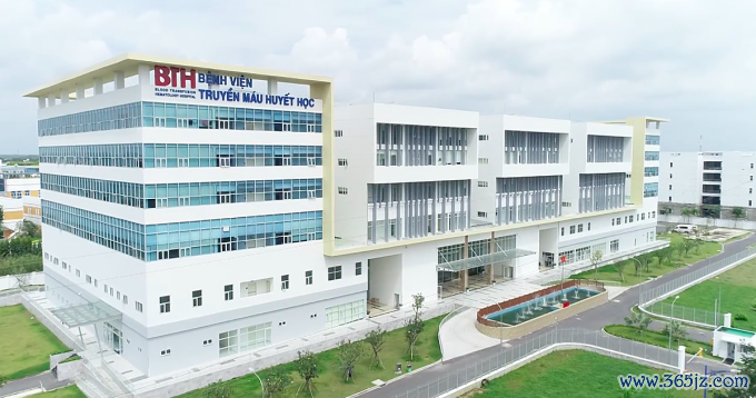 Bệnh viện Truyền máu Huyết học TP HCM cơ sở 2 tại huyện Bình Chánh. Ảnh: Bệnh viện cung cấp